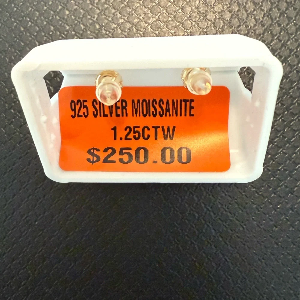 1.25 CTW Moissanite Earrings